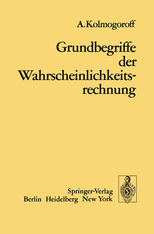 ISBN 9783642495960: Grundbegriffe der Wahrscheinlichkeitsrechnung