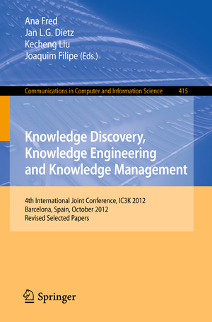 ISBN 9783642541049: Knowledge Discovery, Knowledge Engineering and Knowledge Management