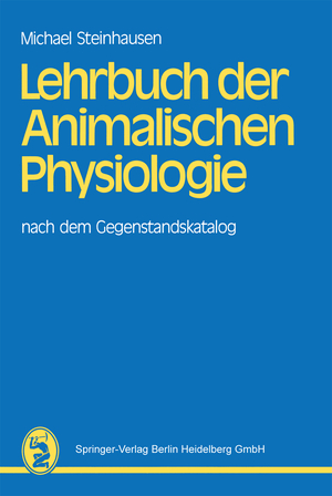 ISBN 9783642541889: Lehrbuch der Animalischen Physiologie