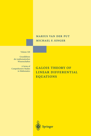 ISBN 9783642629167: Galois Theory of Linear Differential Equations