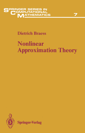 ISBN 9783642648830: Nonlinear Approximation Theory