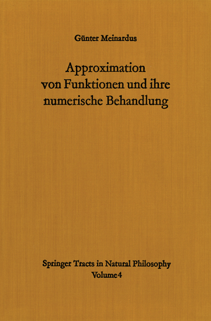 ISBN 9783642856471: Approximation von Funktionen und ihre numerische Behandlung