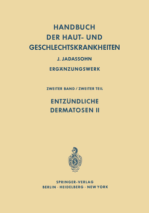 ISBN 9783642865978: Entzündliche Dermatosen II