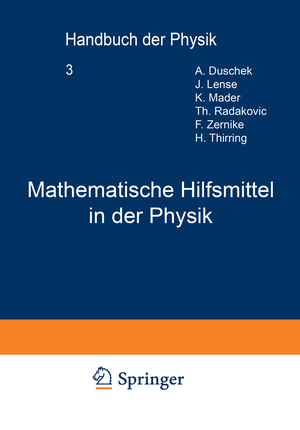 ISBN 9783642889295: Mathematische Hilfsmittel in der Physik