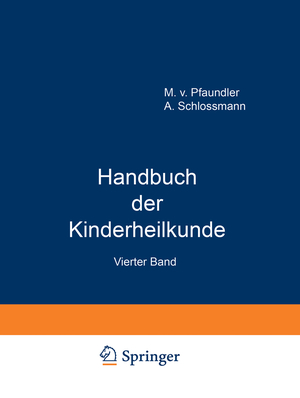 ISBN 9783642889356: Handbuch der Kinderheilkunde – Ein Buch für den Praktischen Artz