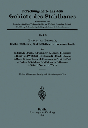 ISBN 9783642890024: Beiträge zur Baustatik, Elastizitätstheorie, Stabilitätstheorie, Bodenmechanik