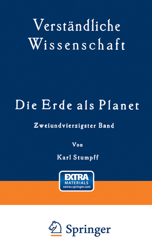 ISBN 9783642890796: Die Erde als Planet