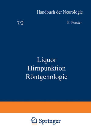 ISBN 9783642891892: Liquor Hirnpunktion Röntgenologie