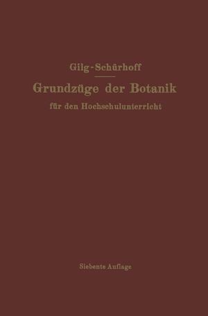 ISBN 9783642894473: Grundzüge der Botanik - Für den Hochschulunterricht