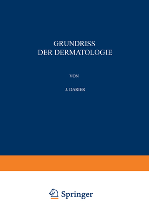 ISBN 9783642896187: Grundriss der Dermatologie