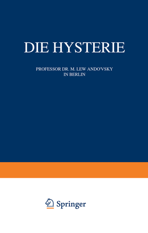 ISBN 9783642900389: Die Hysterie