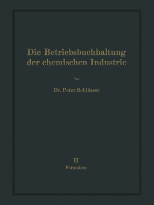 ISBN 9783642903595: Die Betriebsbuchhaltung der chemischen Industrie