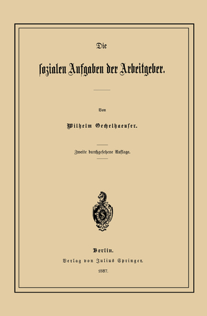 ISBN 9783642940712: Die Sozialen Aufgaben der Arbeitgeber