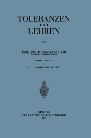 ISBN 9783642984501: Toleranzen und Lehren