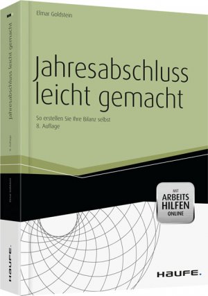 gebrauchtes Buch – Elmar Goldstein – Jahresabschluss leicht gemacht -mit Arbeitshilfen online - So erstellen Sie Ihre Bilanz selbst