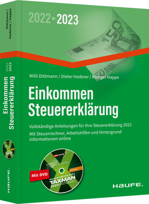 gebrauchtes Buch – Dittmann, Willi; Haderer – Einkommensteuererklärung 2022/2023 - inkl. DVD