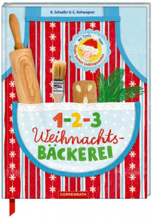 gebrauchtes Buch – Kristina Schaefer – 1-2-3 Weihnachtsbäckerei - Kinder backen Lieblingssachen