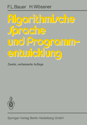 ISBN 9783662056554: Algorithmische Sprache und Programmentwicklung