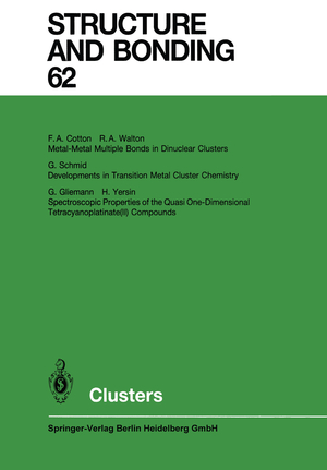 ISBN 9783662152232: Clusters