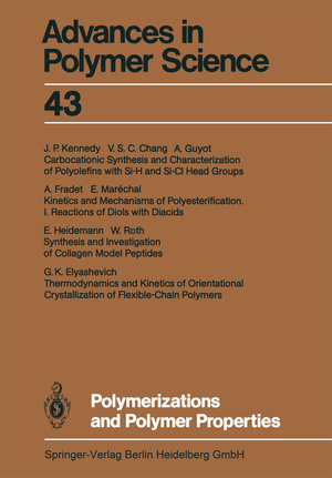 ISBN 9783662153529: Polymerizations and Polymer Properties