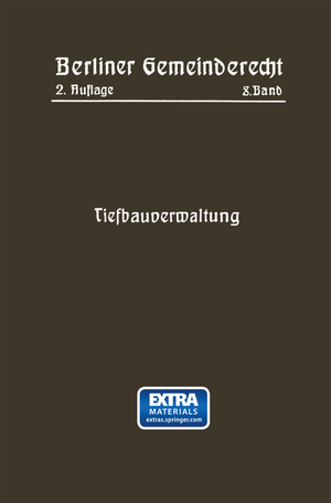 ISBN 9783662229712: Tiefbauverwaltung