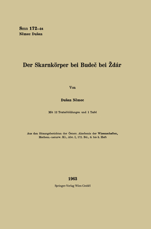 neues Buch – N¿mec, Du¿an – Der Skarnkörper bei Bude¿ bei ¿d'ár / Du¿an N¿mec / Taschenbuch / 351 S. / Deutsch / Springer Berlin / EAN 9783662242971