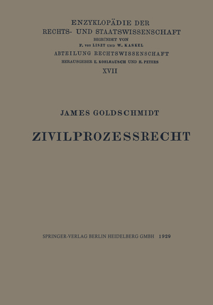 ISBN 9783662279502: Zivilprozessrecht