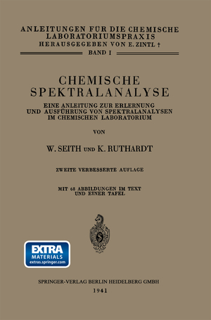 ISBN 9783662314555: Chemische Spektralanalyse – Eine Anleitung zur Erlernung und Ausführung von Spektralanalysen im Chemischen Laboratorium