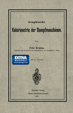 neues Buch – Fritz Krauss – Graphische Kalorimetrie der Dampfmaschinen