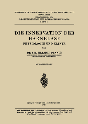 ISBN 9783662343371: Die Innervation der Harnblase - Physiologie und Klinik