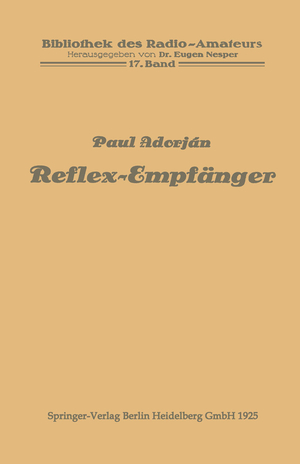 ISBN 9783662386507: Reflex-Empfänger