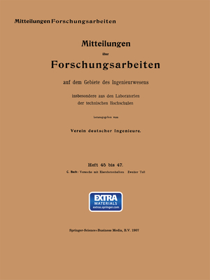 ISBN 9783662407301: Versuche mit Eisenbetonbalken