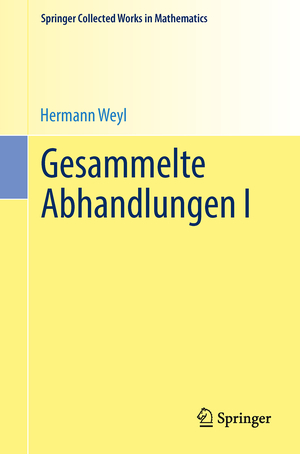 ISBN 9783662438046: Gesammelte Abhandlungen I