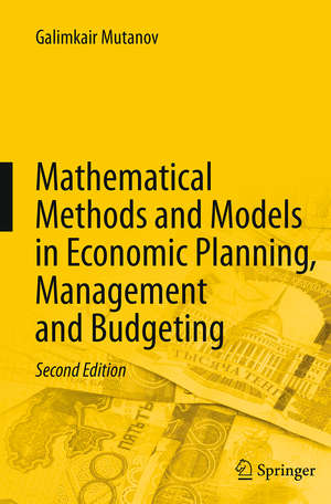 ISBN 9783662525883: Mathematical Methods and Models in Economic Planning, Management and Budgeting