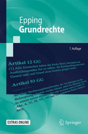 gebrauchtes Buch – Volker Epping – Grundrechte gebrauchtes Buch – Volker Epping – Grundrechte
