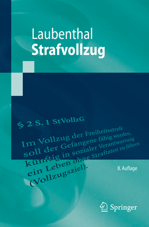 ISBN 9783662586365: Strafvollzug