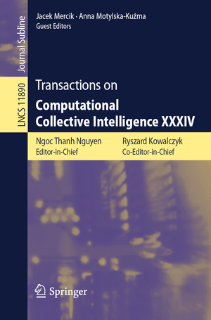 ISBN 9783662605547: Transactions on Computational Collective Intelligence XXXIV