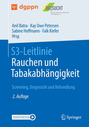 neues Buch – Anil Batra – S3-Leitlinie Rauchen und Tabakabhängigkeit: Screening, Diagnostik und Behandlung