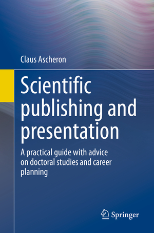 neues Buch – Claus Ascheron – Scientific publishing and presentation