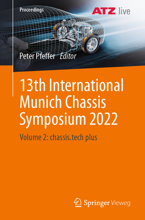 neues Buch – Peter Pfeffer – 13th International Munich Chassis Symposium 2022 / Volume 2: chassis.tech plus / Peter Pfeffer / Taschenbuch / xvii / Englisch / 2024 / Springer-Verlag GmbH / EAN 9783662681626