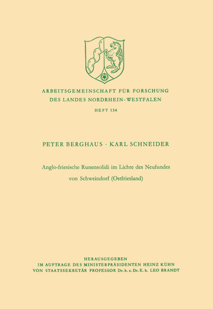 ISBN 9783663003939: Anglo-friesische Runensolidi im Lichte des Neufundes von Schweindorf (Ostfriesland)