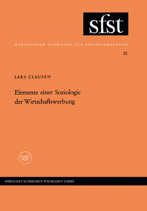 ISBN 9783663004790: Elemente einer Soziologie der Wirtschaftswerbung