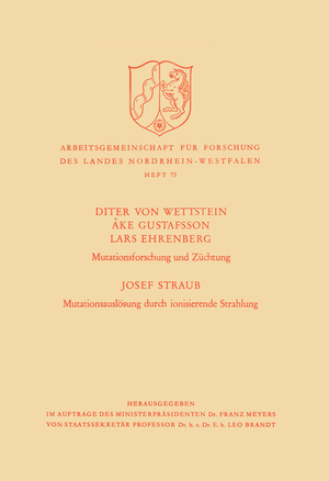 ISBN 9783663008026: Mutationsforschung und Züchtung / Mutationsauslösung durch ionisierende Strahlen