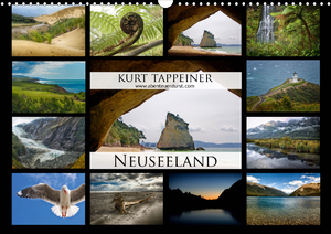 neues Buch – Kurt Tappeiner – Neuseeland (Wandkalender 2021 DIN A3 quer)