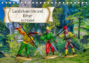 ISBN 9783674201164: Landsknechte und Ritter im Modell (Tischkalender 2023 DIN A5 quer) – Figuren aus der Werkstatt der ehemaligen Firma Merten (Monatskalender, 14 Seiten )