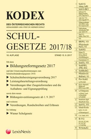 ISBN 9783700768920: KODEX Schulgesetze 2017/18