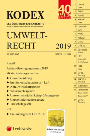 ISBN 9783700772361: KODEX Umweltrecht 2019