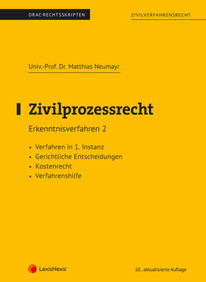 ISBN 9783700780595: Zivilprozessrecht Erkenntnisverfahren 2 (Skriptum)