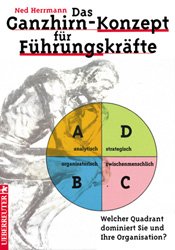 ISBN 9783706402828: Das Ganzhirn- Konzept für Führungskräfte. Welcher Quadrant dominiert Sie und Ihre Organisation? [Gebundene Ausgabe] Ned Herrmann Kreativität Management Ganzhirn-Konzept für Führungskräfte