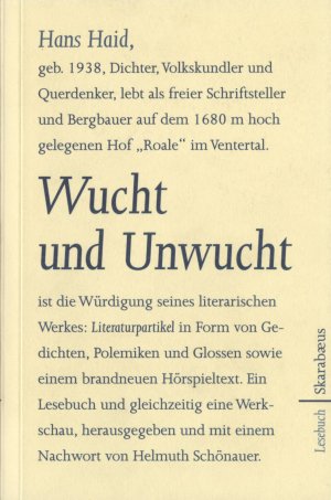 ISBN 9783706622387: Wucht und Unwucht – Literaturpartikel